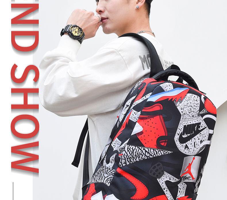 Trend Graffiti Laptop AJ backpack π
