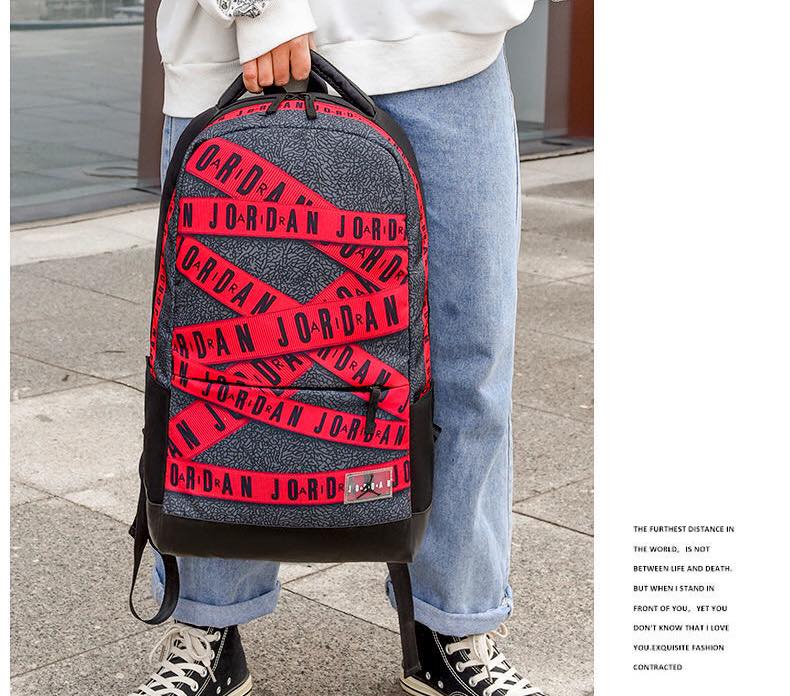 Trend Graffiti Laptop AJ backpack 🎒